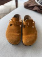 Birkenstock Boston 39 Mink Suede, Kleding | Dames, Schoenen, Bruin, Instappers, Ophalen of Verzenden, Zo goed als nieuw