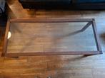 Mooie Salontafel met glasplaat, Huis en Inrichting, Tafels | Salontafels, Ophalen, Gebruikt, 50 tot 100 cm, Minder dan 50 cm