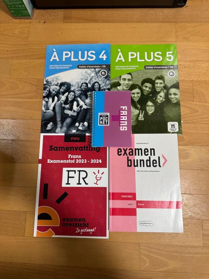 Frans VWO examenbundel, samenvatting, pocket, A plus 4 + 5, Boeken, Schoolboeken, Zo goed als nieuw, Frans, VWO, Ophalen of Verzenden