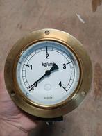 Manometer drukmeter oliedruk sleepboot schip Observator, Watersport en Boten, Ophalen of Verzenden, Zo goed als nieuw, Motor en Techniek