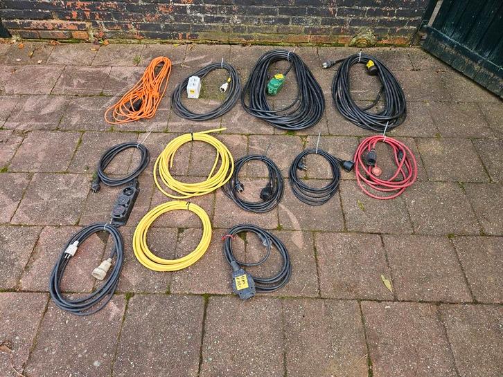 Verlengkabels 3x2.5 en 3x1.5 en 400 volt, Doe-het-zelf en Verbouw, Elektra en Kabels, Gebruikt, Kabel of Snoer, Ophalen of Verzenden
