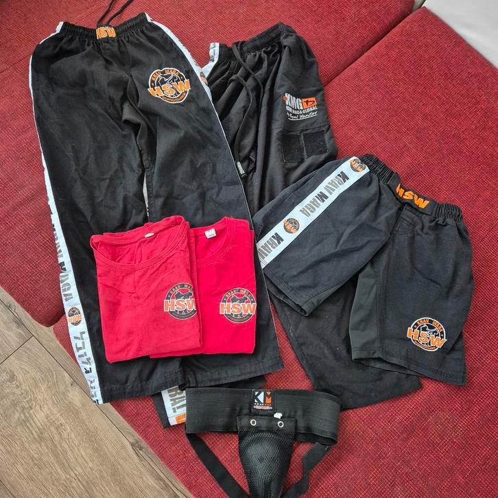 Krav Maga HSW Kleding Set, kind groep 4,5,6 - Monster, Sport en Fitness, Vechtsporten en Zelfverdediging, Gebruikt, Overige, Vechtsportkleding