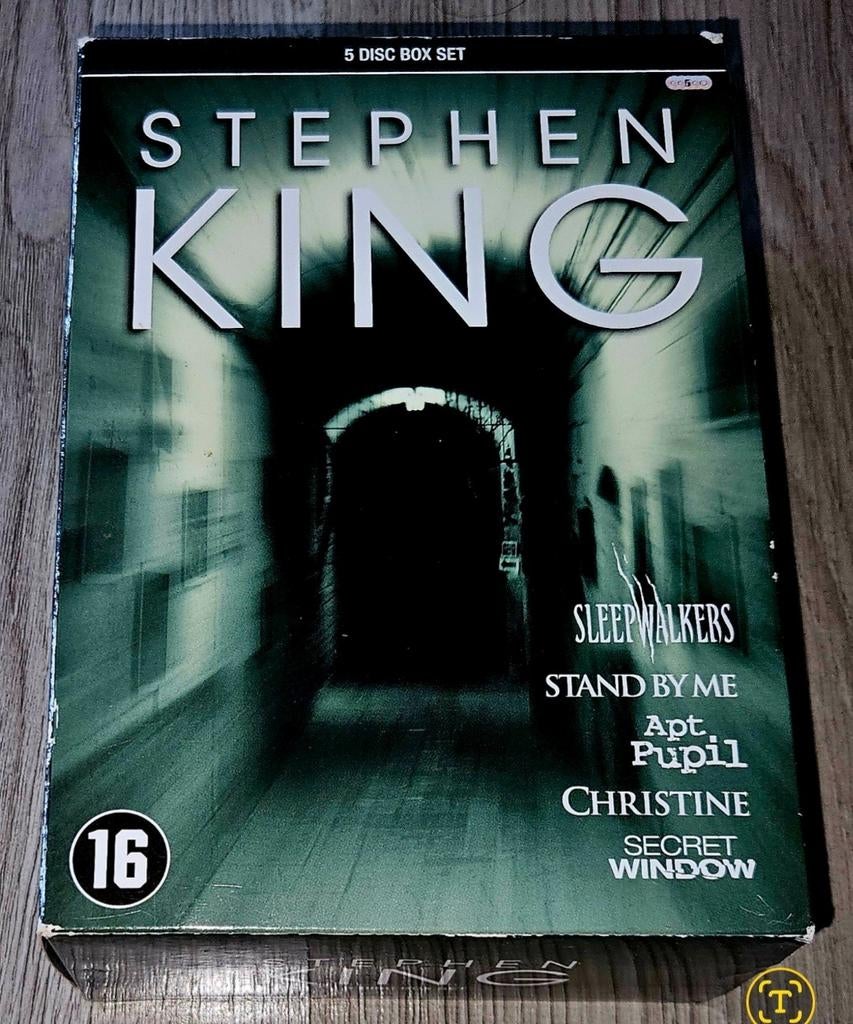 Stephen King - 5DVD Boxset - 5 Films, Cd's en Dvd's, Dvd's | Horror, Vanaf 16 jaar, Boxset, Ophalen of Verzenden, Zo goed als nieuw