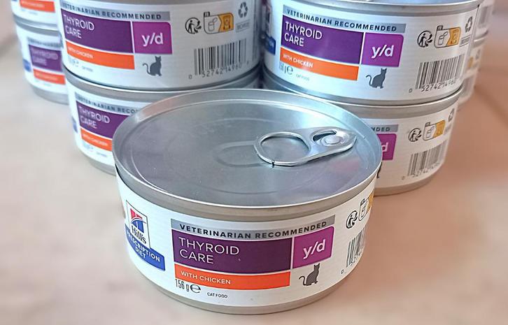 17 blikjes Hill's Prescription Y/D Thyroid Care - kat, Dieren en Toebehoren, Dierenvoeding, Kat, Ophalen of Verzenden