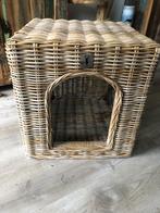 Boony 'Est 1941' rotan hocker XL 60x60x60 cm, Ophalen, Gebruikt, Riet