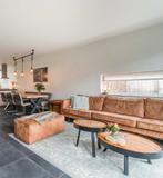 Cognac bank - rookvrij en diervrij, Huis en Inrichting, Banken | Bankstellen, Ophalen, 250 tot 300 cm, Gebruikt, 75 tot 100 cm