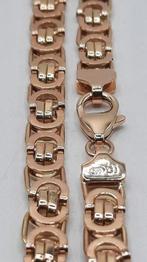 gouden platte koningsketting 14kt, Www.bredajuwelier.nl, Nieuw, Ophalen of Verzenden, Www.bredajuwelier.nl