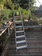 aluminium huishoudtrap, Doe-het-zelf en Verbouw, Ladders en Trappen, Ophalen, Zo goed als nieuw, Ladder, Minder dan 2 meter