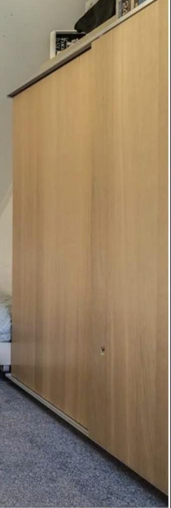 IKEA PAX schuifdeurkast eiken