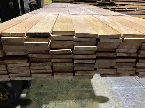 Hardhout/Sucupira Amarela–planken–opengevel-rhombus-terrasde, Tuin en Terras, Palen, Balken en Planken, Nieuw, Planken, 250 cm of meer