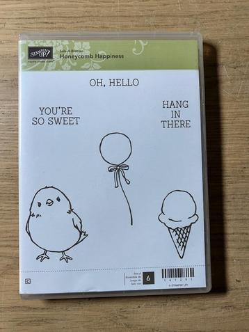 Stampin' Up! Honeycomb Happiness Stempelset beschikbaar voor biedingen