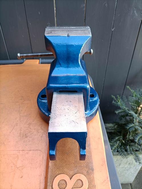Hemklem bankschroef 100 MM. Bekbreedte.geheel gerestaureerd,, Doe-het-zelf en Verbouw, Gereedschap | Handgereedschap, Gebruikt