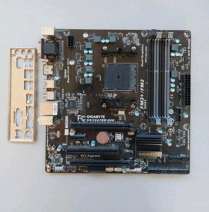GigaByte GA-F2A78M-DH3 FM2+ moederbord, Computers en Software, Moederborden, Zo goed als nieuw, AMD, DDR3, Ophalen of Verzenden