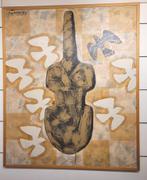 Charles Stratos, compositie 1, Antiek en Kunst, Kunst | Schilderijen | Abstract, Ophalen