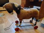Steiff paard op wielen Vintage, Antiek en Kunst, Antiek | Speelgoed, Ophalen of Verzenden