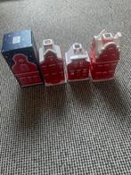 4 Kersthuisjes Postcode loterij nr 3 in doosje, 4,6,7 los, Ophalen of Verzenden, Zo goed als nieuw