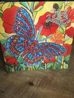 Diamond painting kaart vlinder, Verzenden, Zo goed als nieuw, Dieren