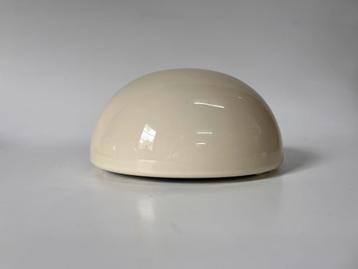 Vintage Gispen opaline lamp crème Ø 20 cm Mid Century beschikbaar voor biedingen