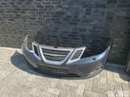 Saab 9-3 facelift voorbumper mer sproeiers 2007 - 2012 €300, Gebruikt, Voor, Ophalen of Verzenden, Bumper