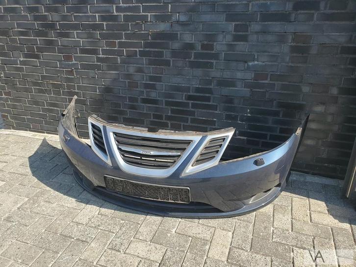 Saab 9-3 facelift voorbumper mer sproeiers 2007 - 2012 €300, Auto-onderdelen, Carrosserie en Plaatwerk, Bumper, Saab, Voor, Gebruikt