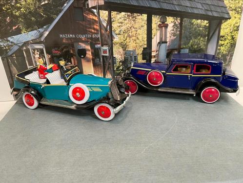 2 stuks Blikken Oldtimer van Paya, Antiek en Kunst, Antiek | Speelgoed, Ophalen of Verzenden