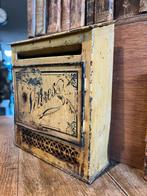 OUD FRANS BRIEVENBUSJE BLIK, Ophalen of Verzenden