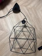 Moderne zwarte hanglamp, Ophalen of Verzenden, Gebruikt, Metaal, Minder dan 50 cm
