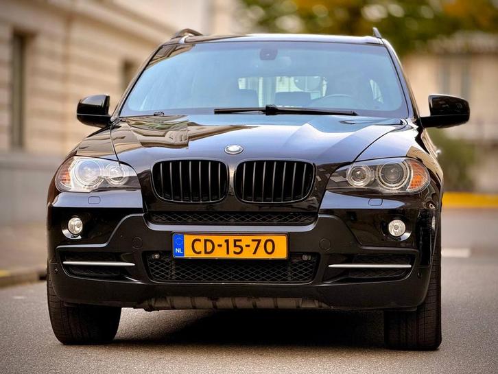 BMW X5 (2008, 3.0 Diesel), Auto's, BMW, Particulier, X5, Diesel, Automaat, Zwart, Beige, Ophalen
