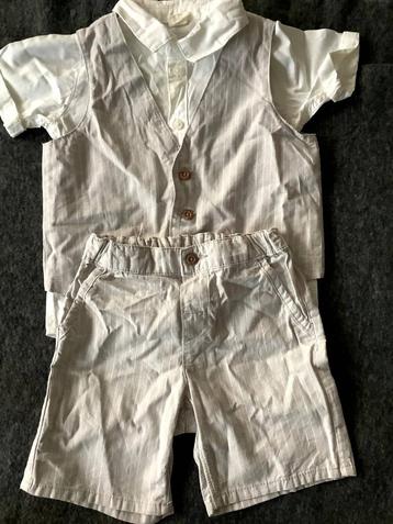 Kinder set gilet+overhemd+korte broek MAAT 92 beschikbaar voor biedingen