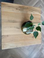 Eikenhouten salontafel, Huis en Inrichting, Woonaccessoires | Spiegels, Ophalen, Zo goed als nieuw, Rechthoekig, Minder dan 100 cm