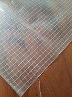 Transparant rasterzeil stevig zeil plastic folie 220 x 150cm, Ophalen of Verzenden, 15 m² of meer, Zeil