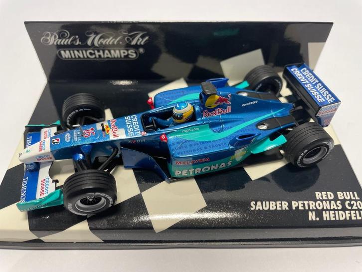 Red Bull Sauber Petronas C20 N. Heidfeld 2001, Verzamelen, Automerken, Motoren en Formule 1, Zo goed als nieuw, Formule 1, Ophalen of Verzenden