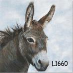 Servetten decoupage/bullet journal – ezel L1660, Verzenden, Nieuw, Materiaal