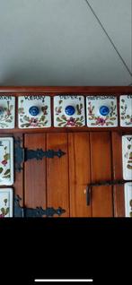 Oud kruidenkastje met kruidenbakjes, Antiek en Kunst, Antiek | Woonaccessoires, Ophalen of Verzenden