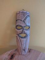 Houten Masker - Wanddecoratie - 21,5cm, Ophalen of Verzenden
