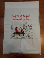 Voordoek overdoek handdoek Leg 'm in de pan En smul er van, Ophalen of Verzenden