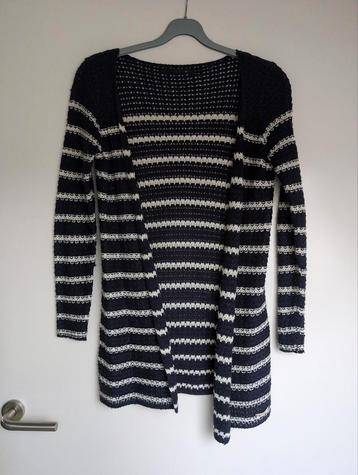 Blauw-wit gestreept vest maat XS beschikbaar voor biedingen