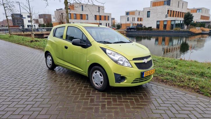 Chevrolet Spark 1.0 Bifuel 2011 Groen, Auto's, Chevrolet, Particulier, Spark, ABS, Airbags, Airconditioning, Elektrische ramen