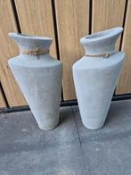 Decoratie potten/vazen, Huis en Inrichting, Woonaccessoires | Vazen, Ophalen, Gebruikt, Overige kleuren, Glas
