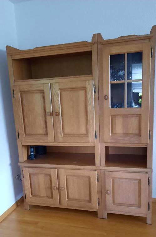 Blank eiken buffetkast / meubels GRATIS, Huis en Inrichting, Kasten | Buffetkasten, Gebruikt, 150 tot 200 cm, 25 tot 50 cm, Met deur(en)