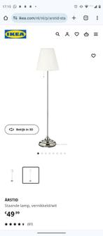 Mooie, staande lamp te koop, 100 tot 150 cm, Gebruikt, Metaal, Ophalen