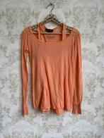Isabel Marant oranje zalm longsleeve top S M, Oranje, Ophalen of Verzenden, Lange mouw, Gedragen