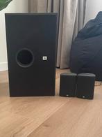 JBL SMS 100 Satelliet Systeem - Goede Geluidskwaliteit, Ophalen of Verzenden, Zo goed als nieuw, 60 tot 120 watt, Subwoofer