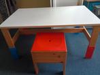 Kindertafel met kruk/opberging, Ophalen of Verzenden, Gebruikt, Tafel(s) en Stoel(en)