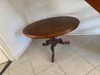 Antieke ovale tafel, Ophalen, Zo goed als nieuw, 75 cm of meer, Hout