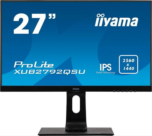 Xub2792qsu-b6 iiyama 100hz ips qhd 27" ook in wit, Computers en Software, Monitoren, Zo goed als nieuw, 61 t/m 100 Hz, DisplayPort