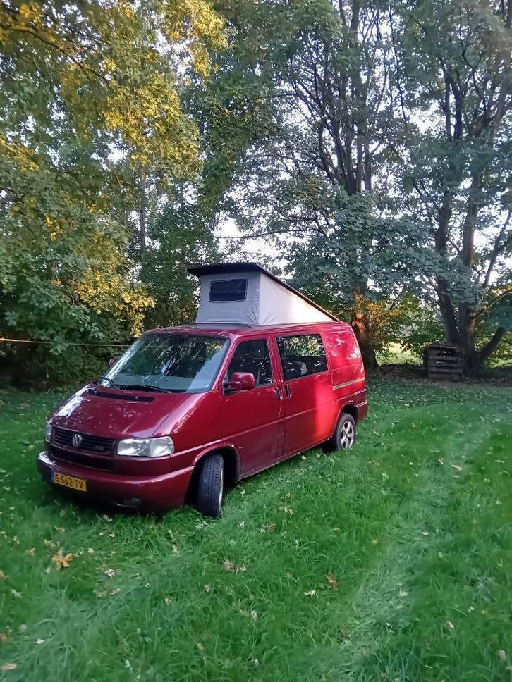 Mooie  VW Transporter T4 2,5 TDI Bus camper 5 pers. automaat, Caravans en Kamperen, Campers, Particulier, tot en met 2, Buscamper of Camperbus