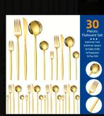 30 delig goud bestek, Ophalen, Nieuw, Rvs of Chroom