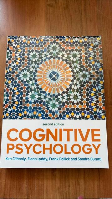 Cognitive Psychology beschikbaar voor biedingen