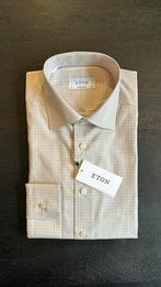 Overhemd van Eton. Nieuw. Maat 40, Kleding | Heren, Overhemden, Nieuw, Beige, Ophalen of Verzenden, Halswijdte 39/40 (M)